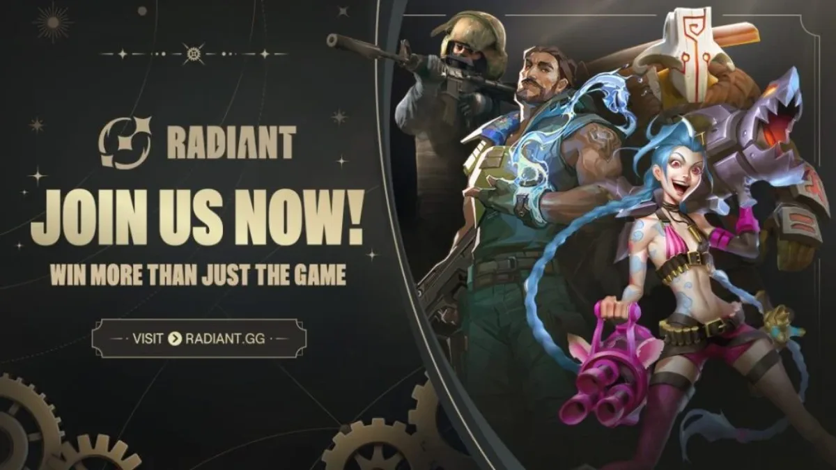 Radiant key art — the Radiant wordmark over game characters.