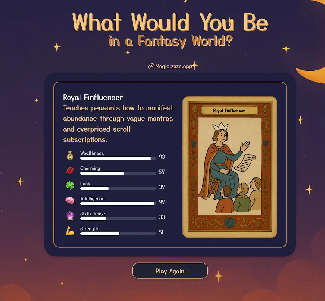 You in Fantasy World